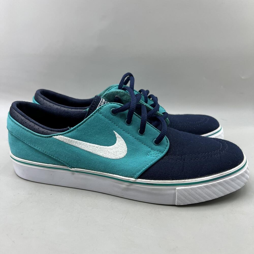 Nike SB Stefan Janoski Shoes Men Size 8 Blue Turbo Green Comfort Skate Sneakers